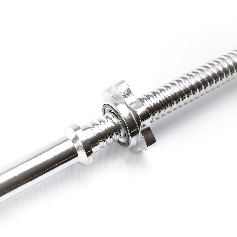 60" Threaded Barbell Bar, , large
