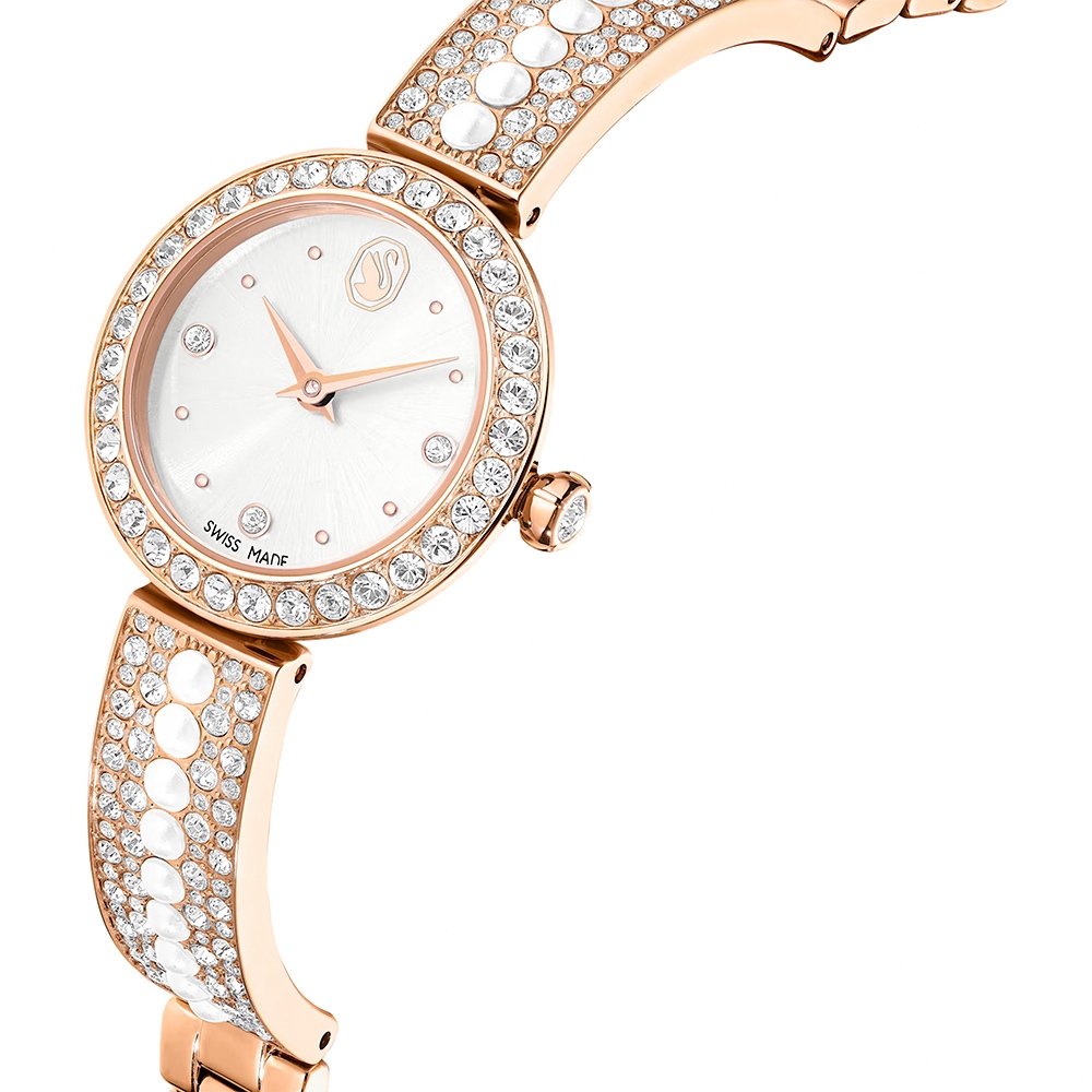 SWAROVSKI 施華洛世奇 Matrix Pearl 水晶珍珠手鐲式手錶 女錶-29mm 送禮推薦 5705406, , large