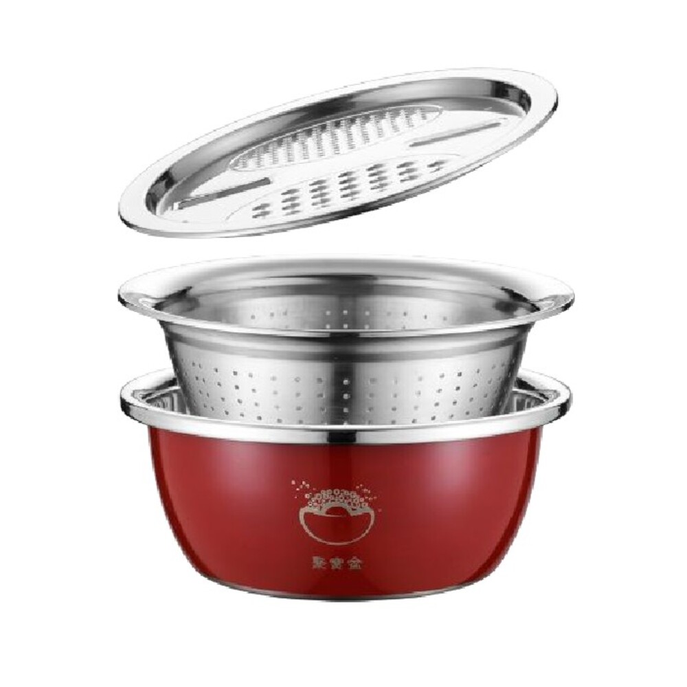 【Chuang Yi】Stainless steel grater set, , large