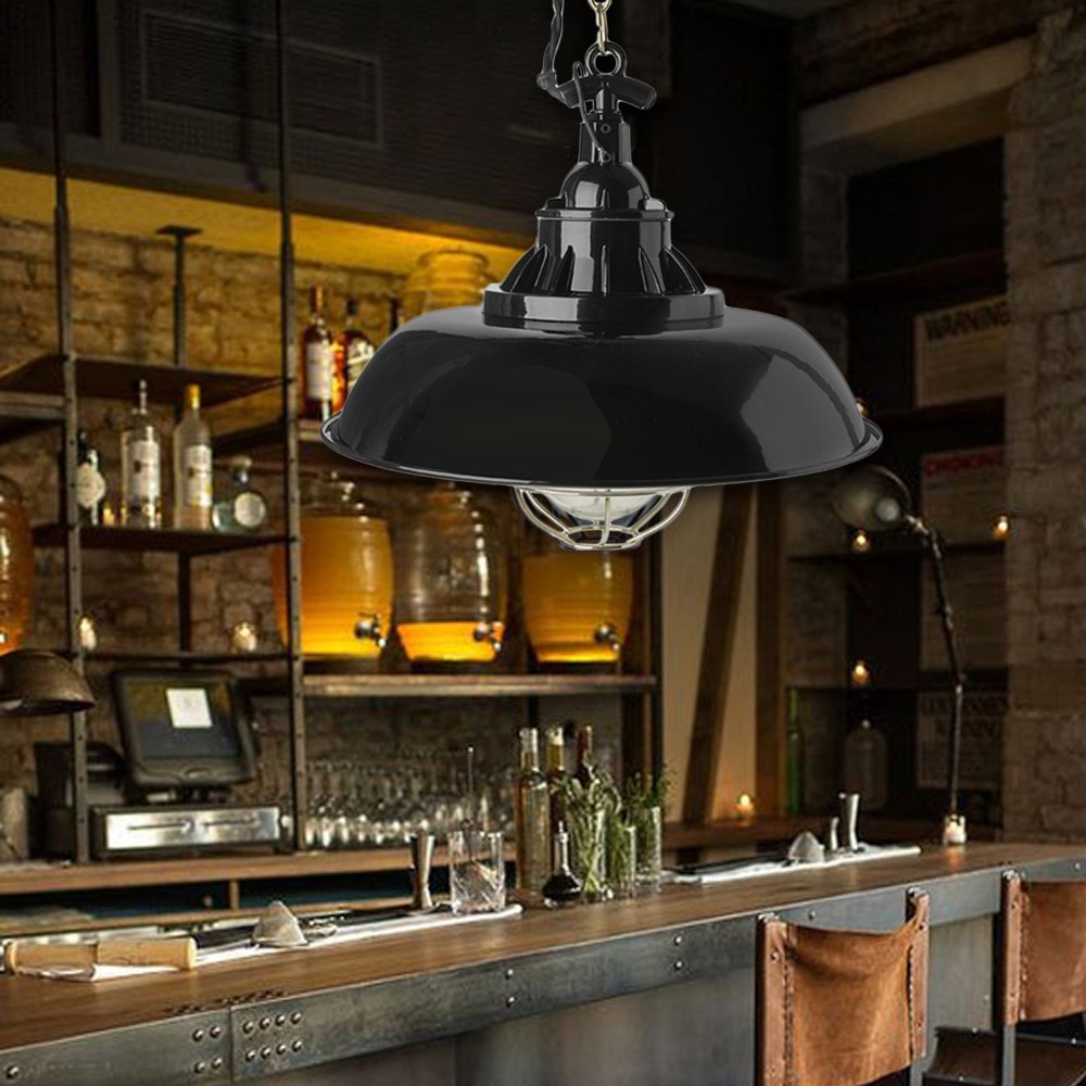 【H&R安室家】 40x32cm船用鑄鐵吊燈 ZA0129, , large