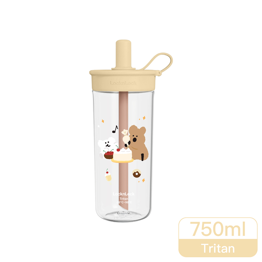 樂扣樂扣嚼對FUN飲吸管杯750ml, , large