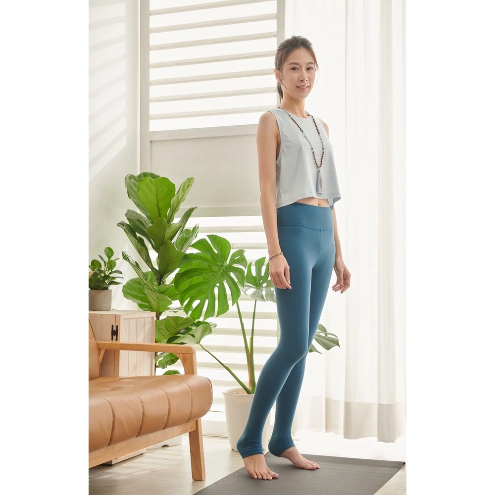 YOGA FLOW Flow Tank ( S ) 短版圓領罩衫 - 天空藍 Sky Blue, , large