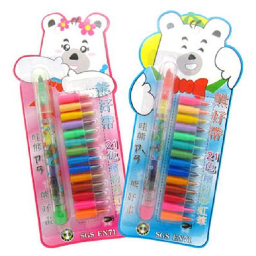 Pencom尚禹  熊好帶21色彩紅筆 (RF21)