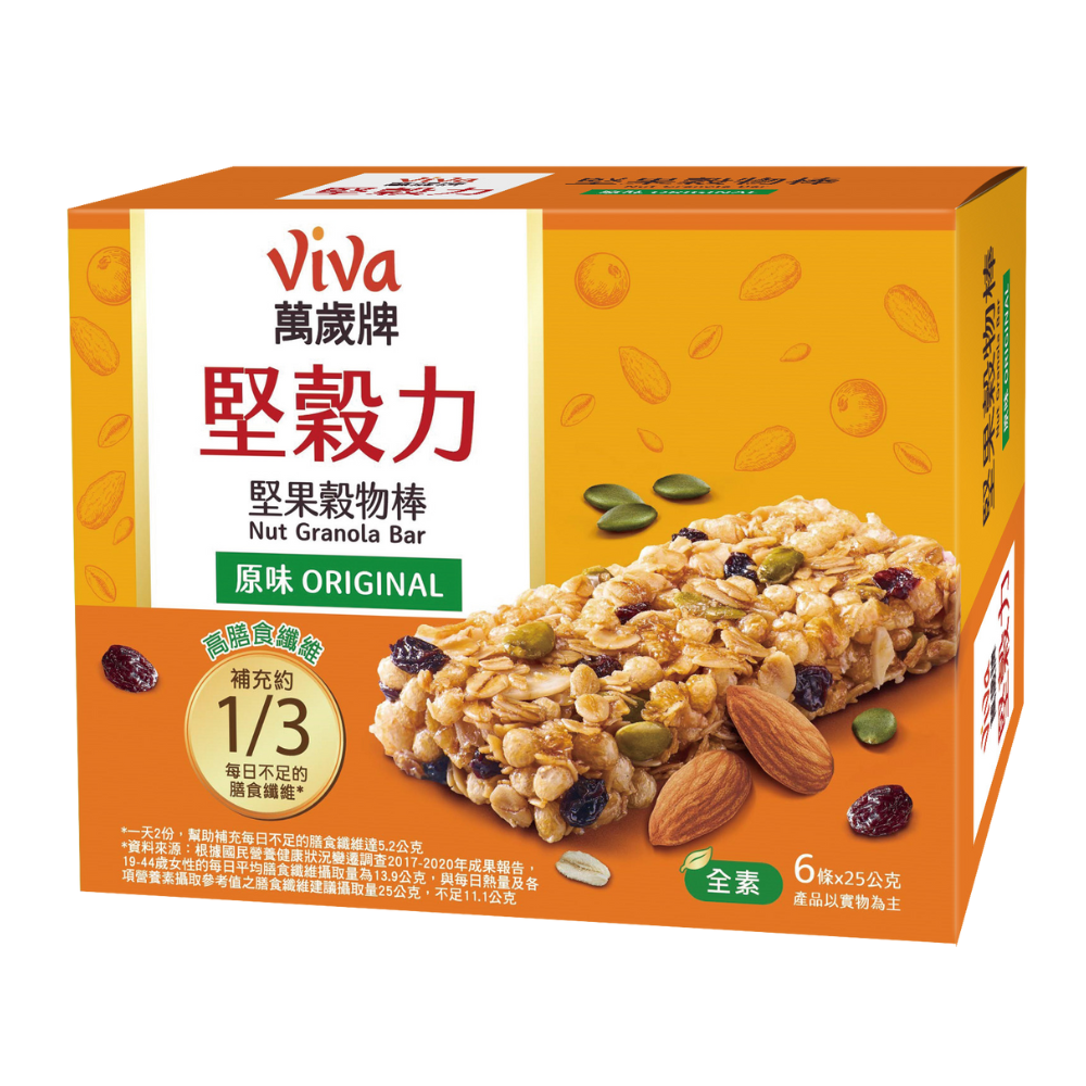 萬歲堅穀力堅果穀物棒原味, , large
