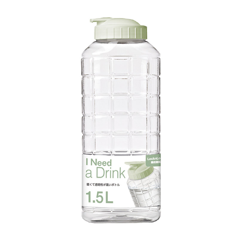 LocknLock PET bottle 1.5L, 莫蘭迪綠, large