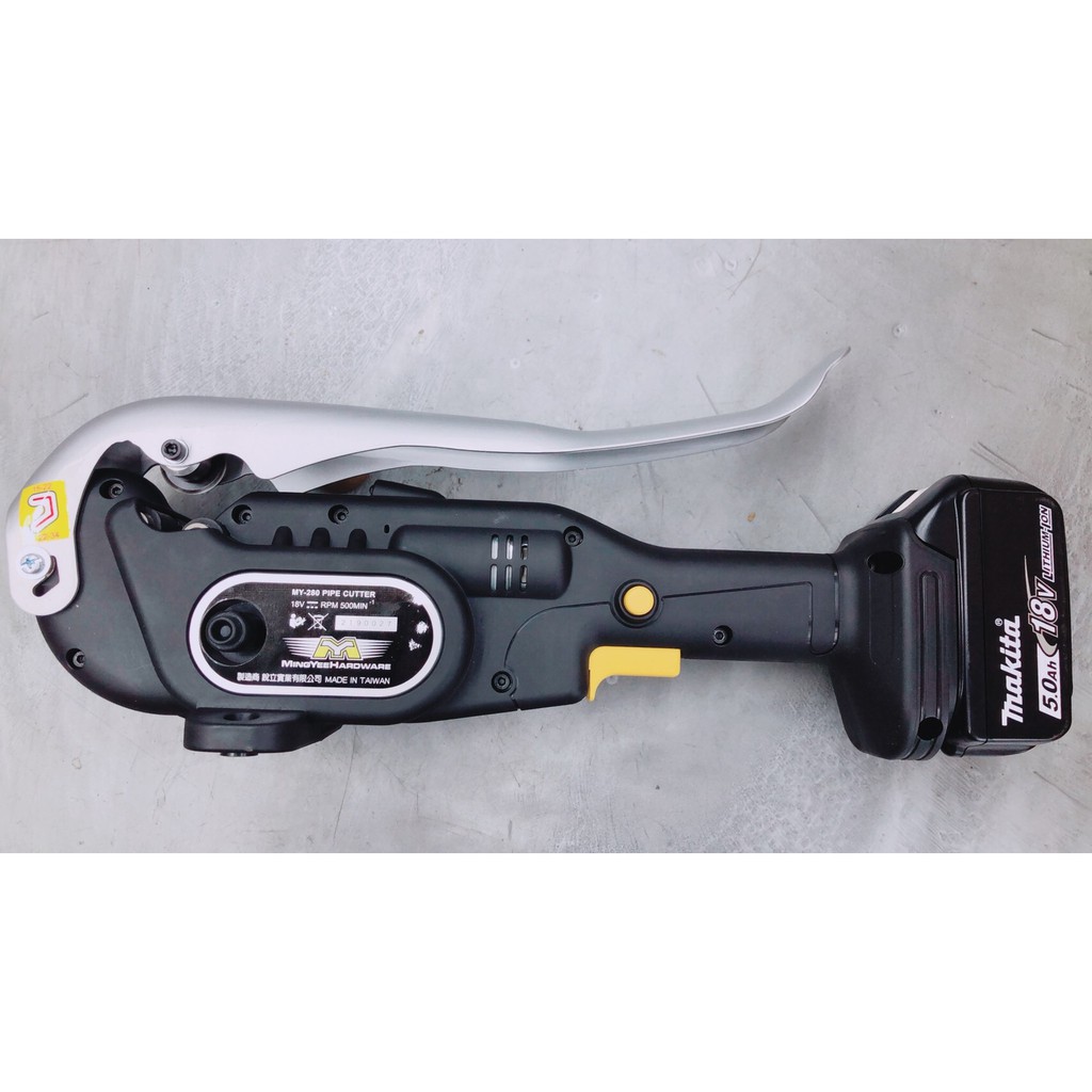 WIN五金 台灣製 <18V不鏽鋼管切管機+6.0電池組> 壓接切管機 切管器 鋰電切管機無火花15MM~34MM 背覆管可切 , , large