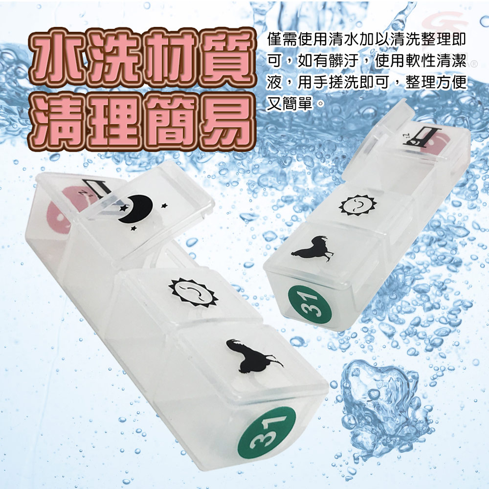 GS MALL 31日微笑透明藥盒 藥盒 隨身藥盒 收納藥盒 31日藥盒 微笑藥盒 透明藥盒 收納盒, , large