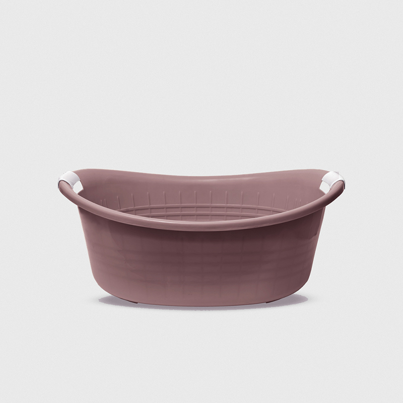 GINII基尼|多功能加厚沐浴盆 30L 香頌粉/寵物浴盆 最美貓砂盆 寵物窩 泡腳盆 澡桶 沐浴盆 洗衣盆 洗澡盆 大容量, 香頌粉, large