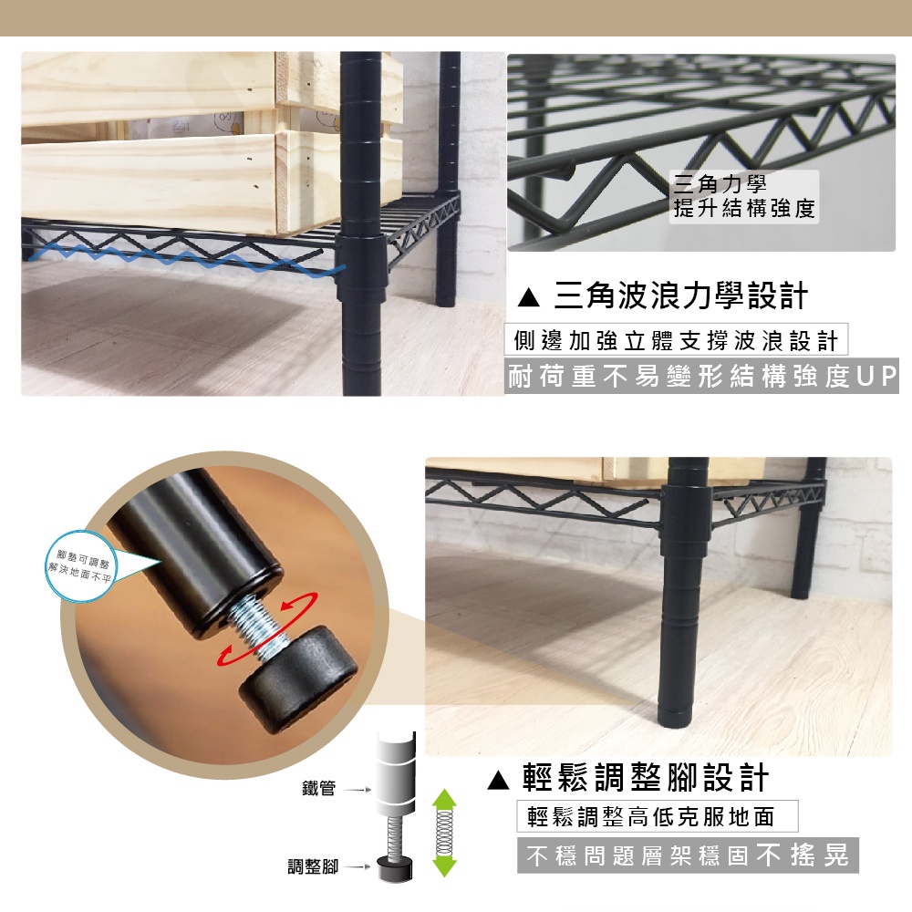 KIWISH 46X40 Multi-Size Storage Rack Heavy Duty Metal Shelving Unit, Made in Taiwan, Free Shipping, , large