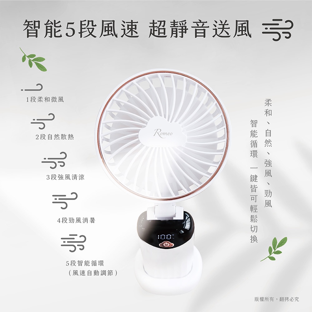 【羅蜜歐 ROMEO】 折疊手持小風扇, , large