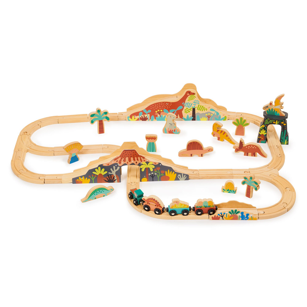 【Mentari】Lost World Dinosaur Railway Set, , large