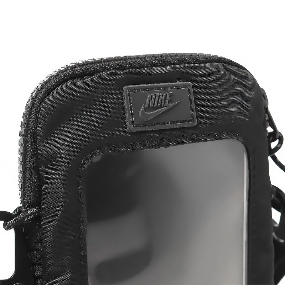 NIKE TECH STATEMENT 手機斜背包 觸控手機包 手機包 小包包 斜背包 可拆式 耐用 防潑水 觸控 黑 米, , large