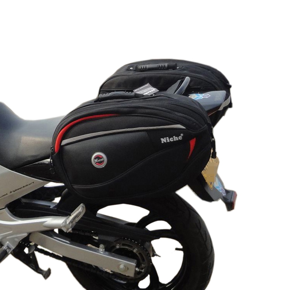 【Niche 樂奇】重機經典馬鞍包 大容量 邊包 可擴充 防水 露營 NMO-8209, , large