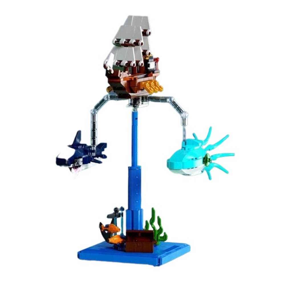  [Brick Republic]QIZHILE 93002 Fantasy Journey Balance Blocks (Educational Building Blocks)