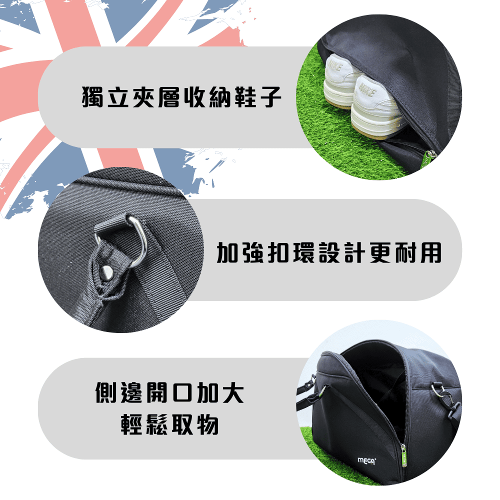 [標準桿] MEGA GOLF Simple and Rough Golf Duffel Bag, , large