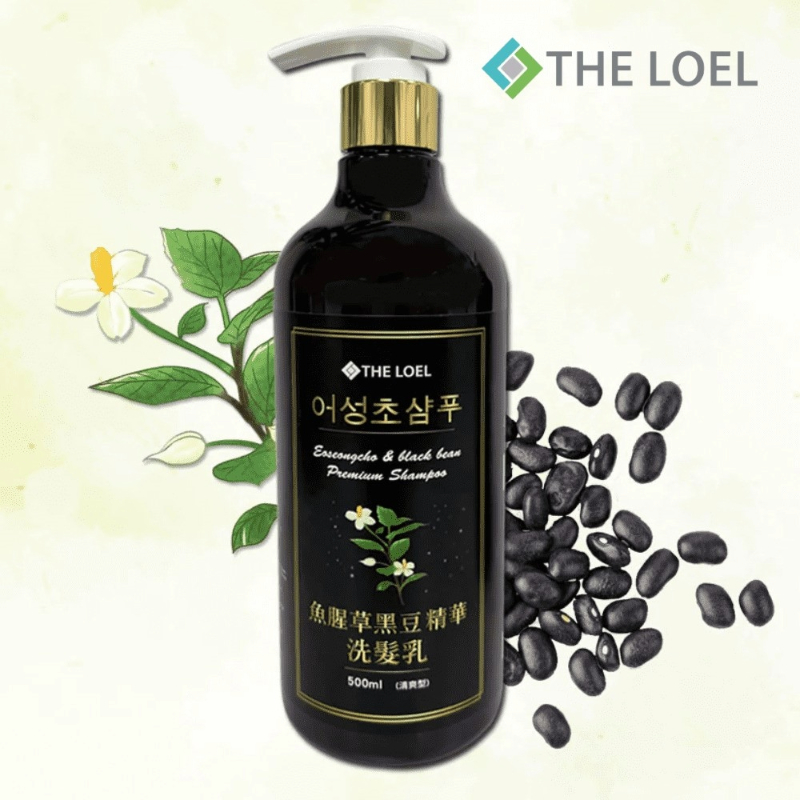 THE LOEL Eoseongcho & Black Bean Premium Shampoo 500ml, , large