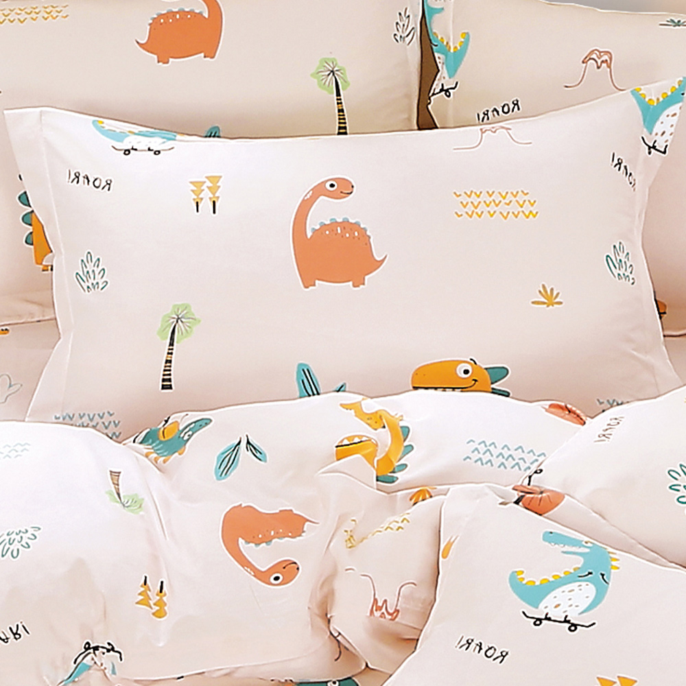 【FOCA】Little Dinosaur Party | 3M Patented Moisture-wicking, Breathable, Antibacterial Tencel Four-season Quilt/Cool Quilt Bed Sheet Set - Single, , large