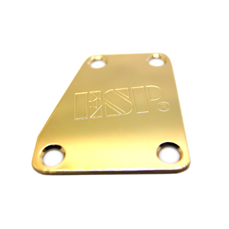 ESP NECK PLATE ESP GO  金色琴頸背板蓋【敦煌樂器】, , large