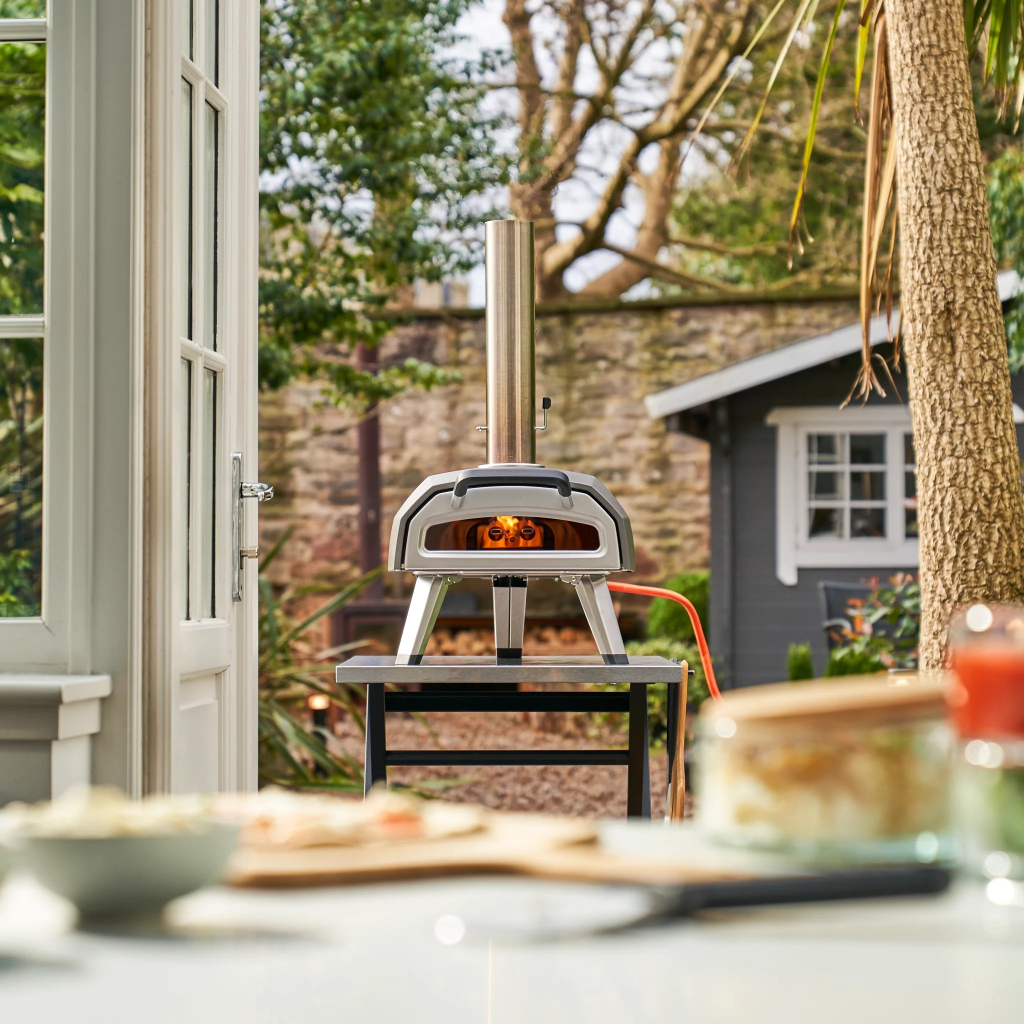 Ooni Karu 12G＆Gas Burner Bundle 12" Multi-fuel Outdoor Pizza Oven, , large