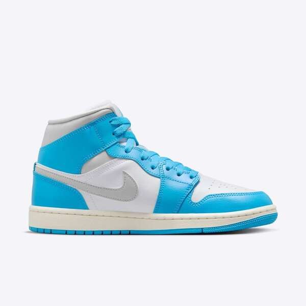 Kixpress-Nike Wmns Air Jordan 1 Mid 男女 運動休閒鞋 中筒 AJ1 水藍 [BQ6472-400], , large