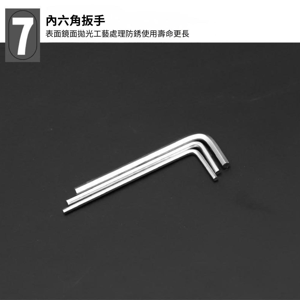 46-piece universal motorcycle tool set - black case, , large