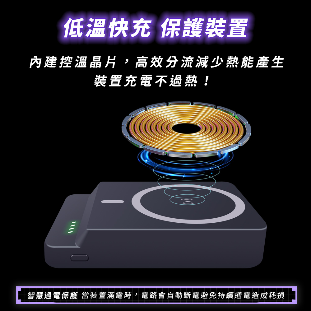 【怪獸選物】IDEAMON Magsafe 磁吸行動電源 10000 mAh, , large