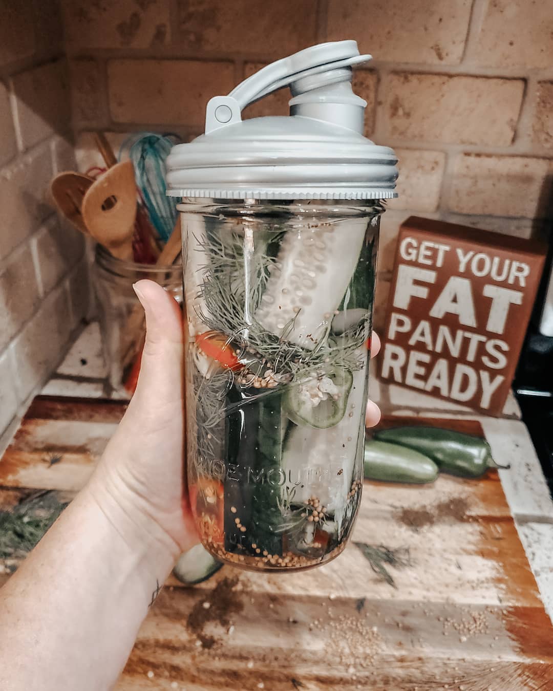 Ball® 32oz/950ml 寬口梅森罐飲料隨行杯-銀色 reCAP Mason Jars Lid POUR cap 全新升級防漏/飲料隨行杯/提把蓋/飲料蓋/冷水壺, , large