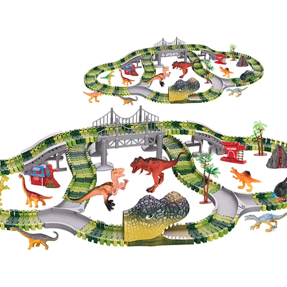 【啾愛你】趣味DIY恐龍軌道車 238pcs, , large