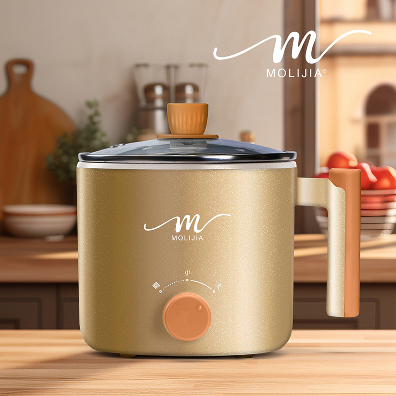 【MOLIJIA】1.8L-M28 Double-Layer Anti-Scalding Non-Stick Fast Cooking Pot- Brilliant Gold, , large