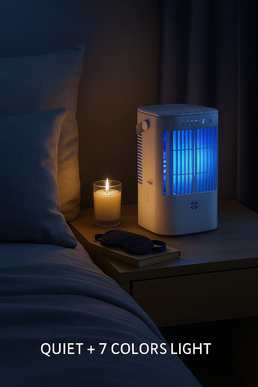 Automatic Oscillating Cooling Fan, , large