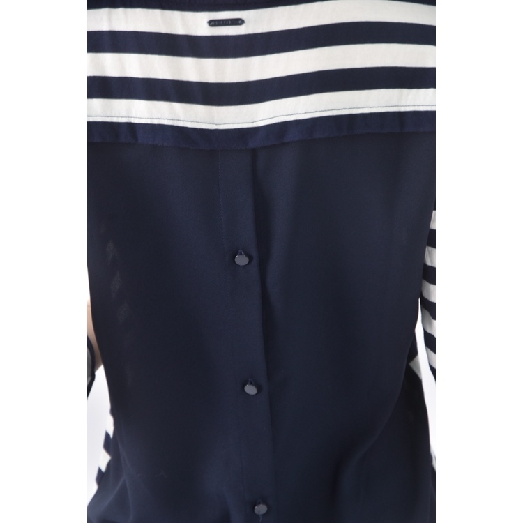 (S) nautica棉質純棉藍色長袖上衣二手衣, , large