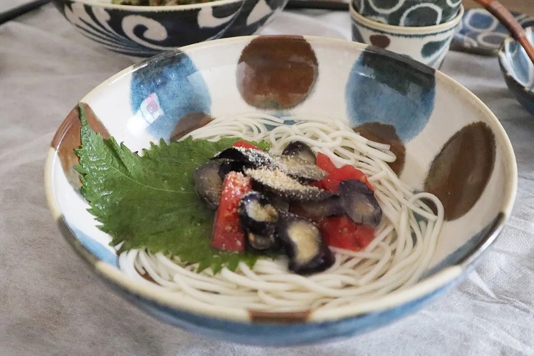 【毓秀堂】AWASAKA 筆青 陶瓷麵碗(百丸), , large