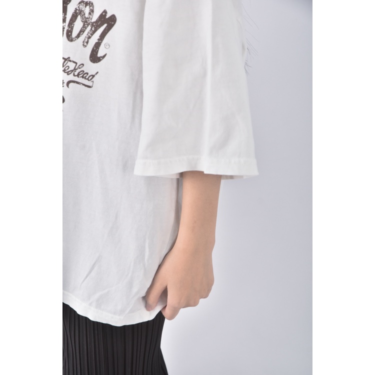 (F) seoul質感白色短袖上衣二手衣, , large