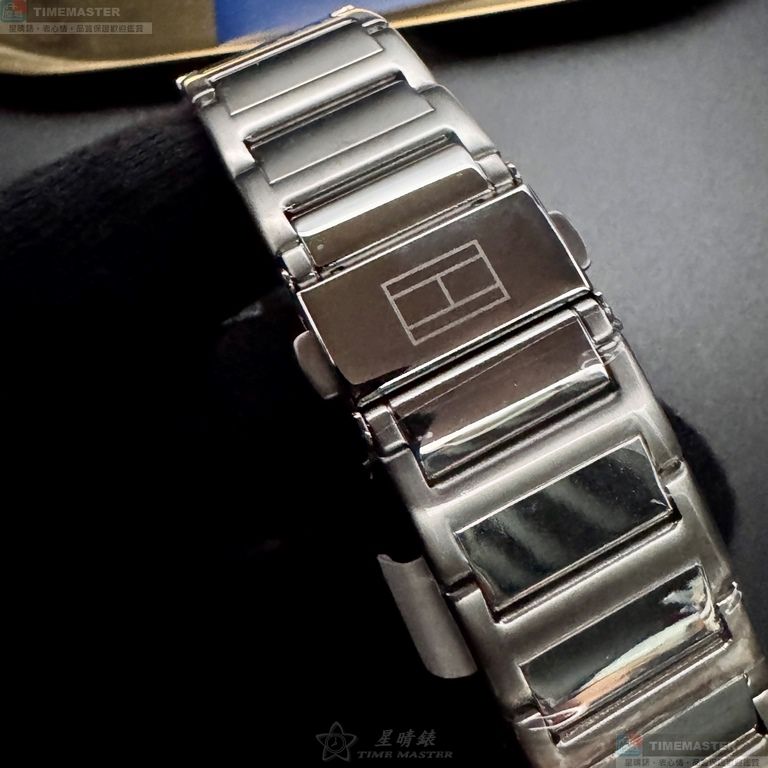 [星晴錶業]TommyHilfiger手錶,44mm,TH00072寶藍色錶面銀錶殼銀色精鋼錶帶款, , large
