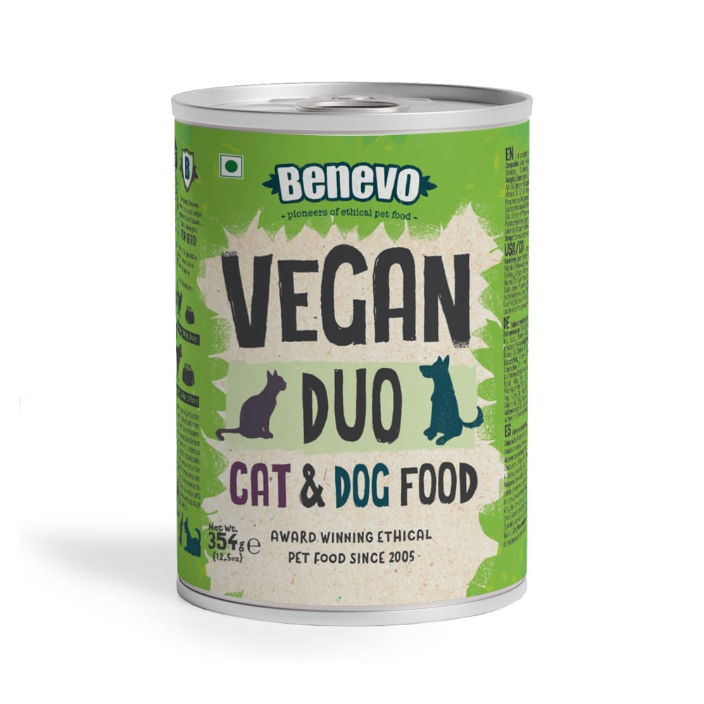 【倆寶貝精品館】Benevo倍樂福 英國素食認證犬貓主食罐頭354g (班尼佛)ｘ2入, , large