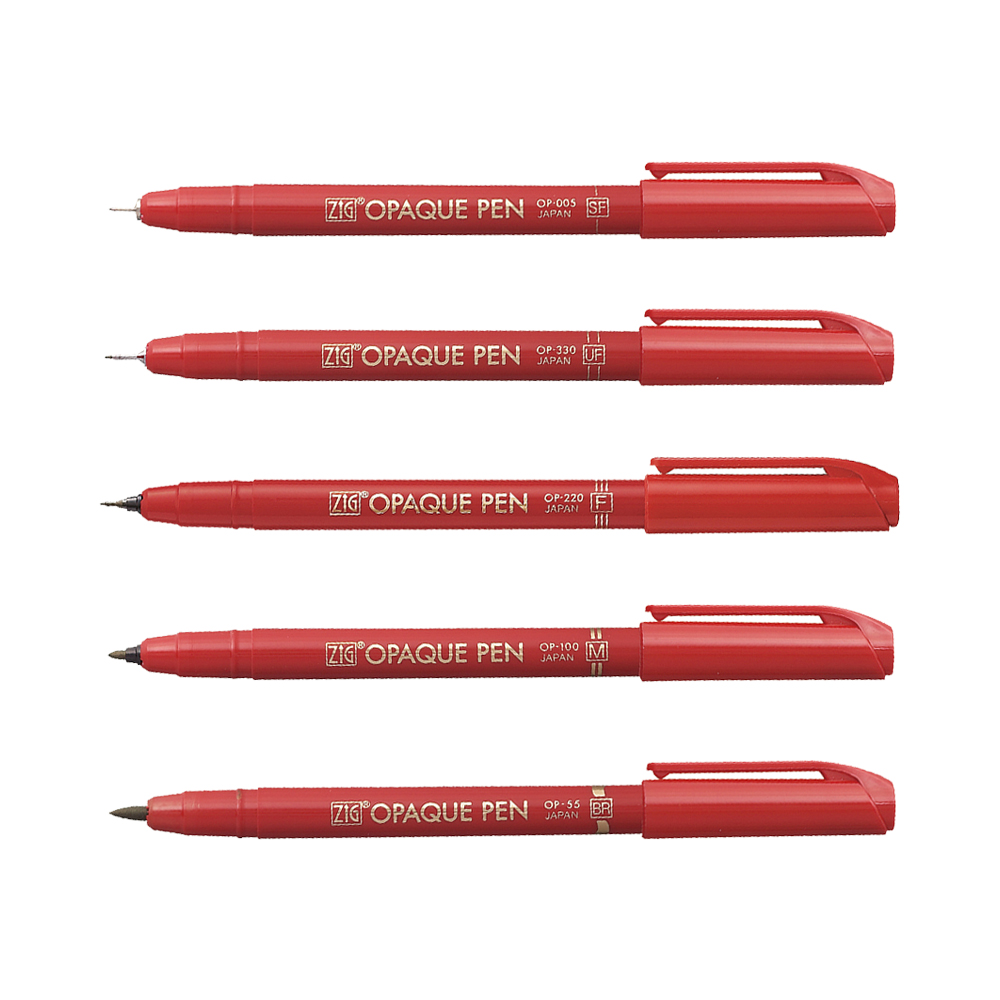 【Kuretake 吳竹】ZIG 菲林筆 UF/F/M/SF/BR /支 OP-330/220/100/005/55(日本品牌)  -  F 0.7mm, , large