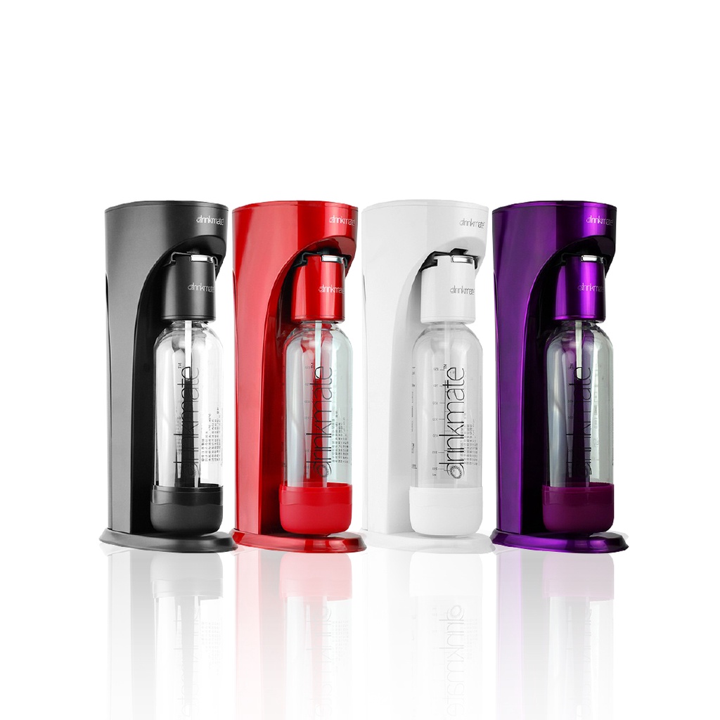 美國Drinkmate氣泡水機410系列(紫.黑.白.紅)犀牛機汽泡水機 打氣機 蘇打水機 自製氣泡水健康【麗水生活館】, , large