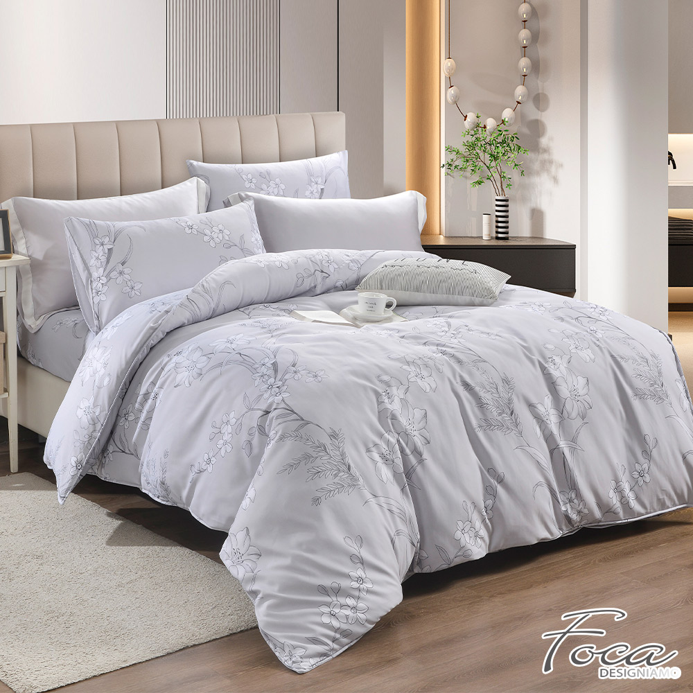 【FOCA】Lianlian Fengchen | 3M patented moisture wicking breathable antibacterial Tencel four seasons quilt/quilt bed sheet set - double, , large