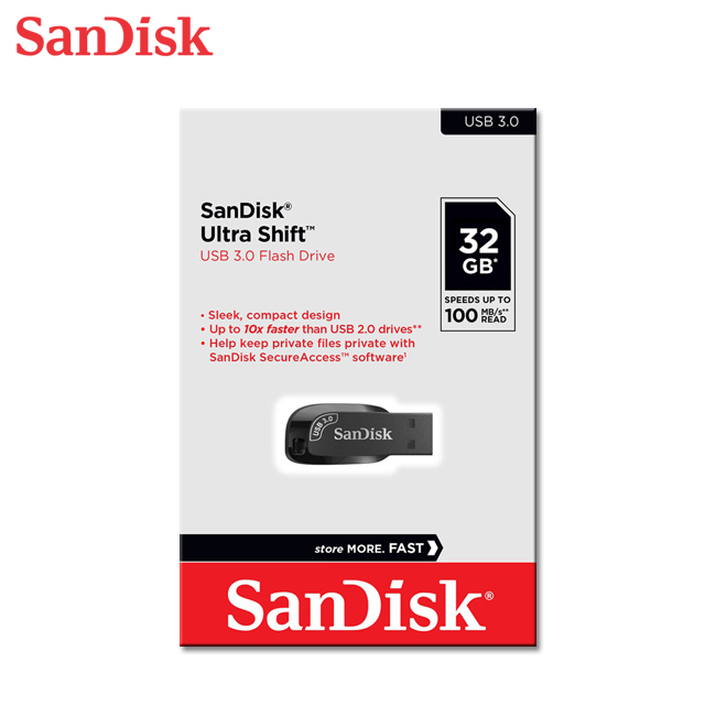 【SanDisk】CZ410 Ultra Shift 32G USB 3.0 隨身碟 速度 100MB/s, , large