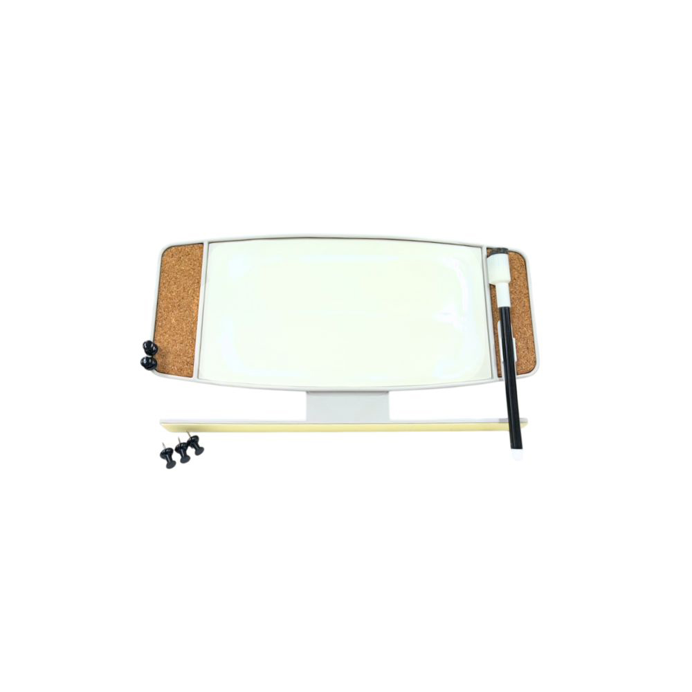 金德恩 GS MALL 台灣製造 電腦螢幕造型留言板 白板 軟木板 造型白板 造型留言板 留言白板 螢幕留言板 電腦螢幕留言板, , large