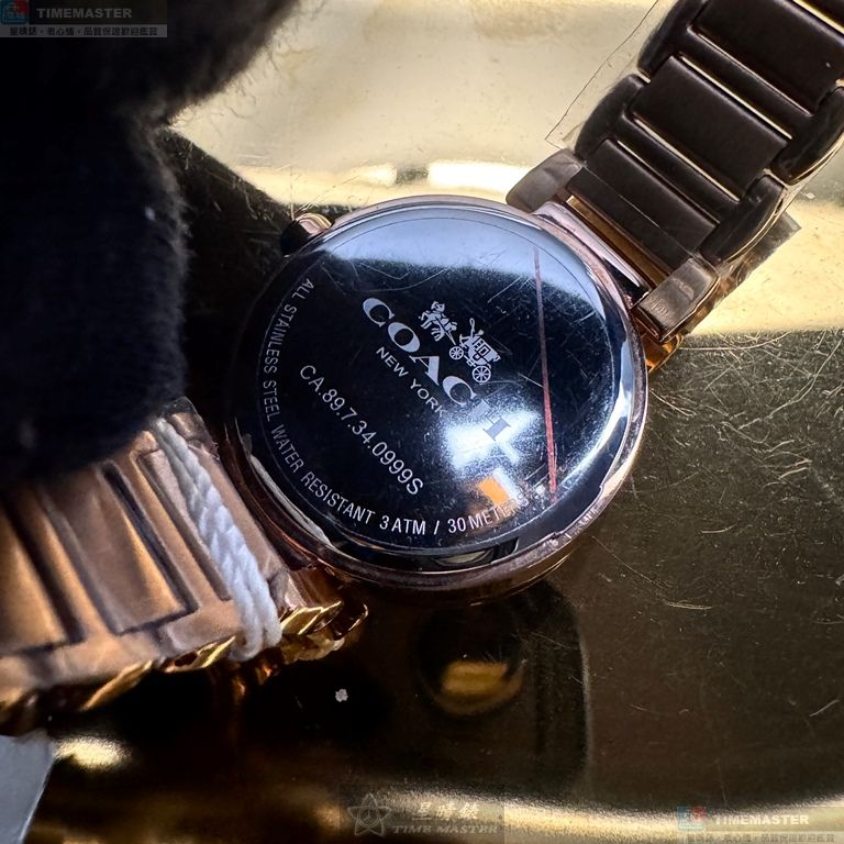 [星晴錶業]COACH手錶,30mm,CH00257玫瑰金色錶面玫瑰金錶殼玫瑰金色精鋼錶帶款, , large