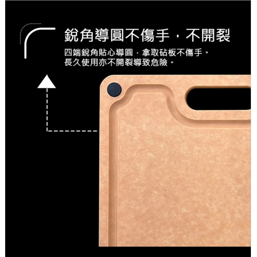 PERFECT 理想牌 晶品高密度不吸水木纖維砧板防霉抗菌砧板 小（23.5*29.8cm）-Leidea樂德兒, , large