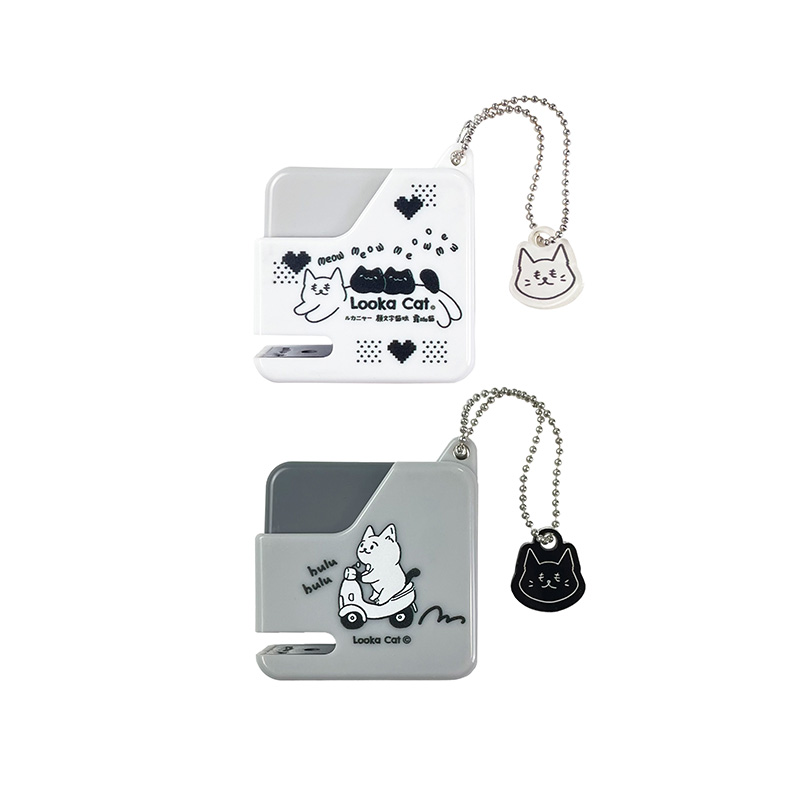 【PENROTE 筆樂】露咖貓方型釘書機 2款, , large