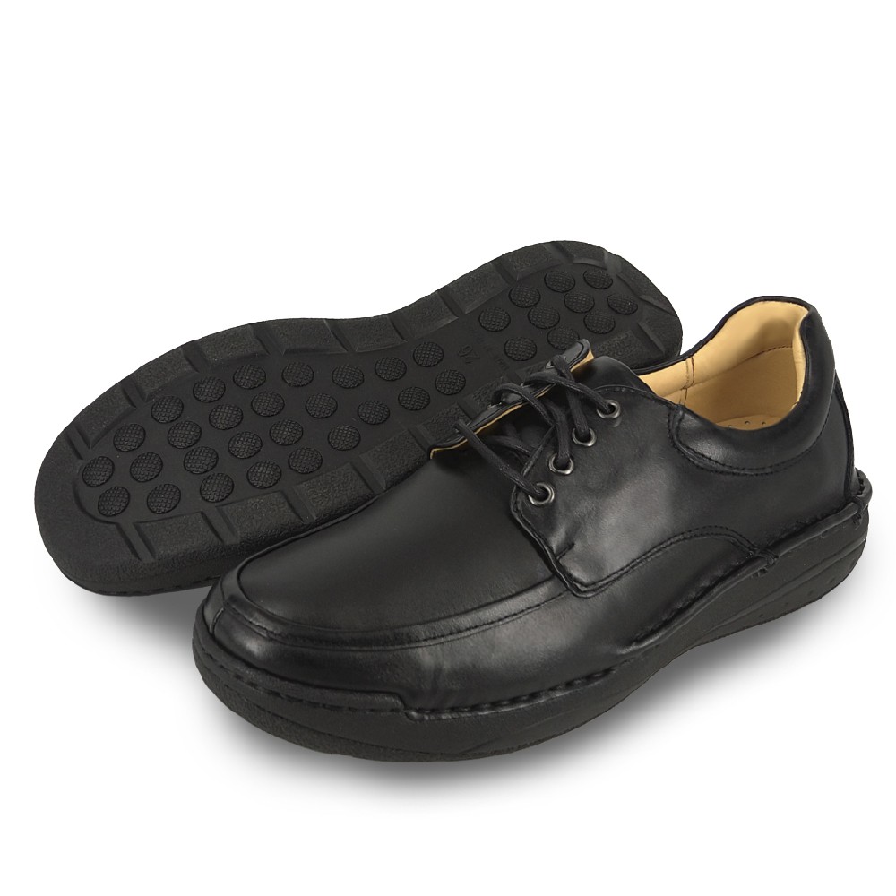 FRIGATE BIRD 手工紳士男鞋 商務皮鞋 正式皮鞋 綁帶皮鞋 真皮鞋墊 Q彈 透氣 排濕 除臭 避震 減壓 303-F238黑, , large