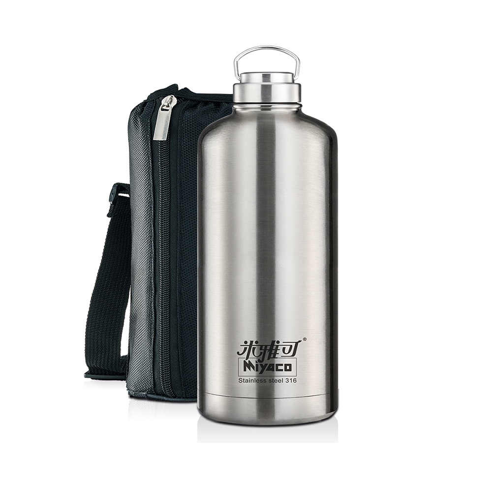 Miyaco 米雅可 經典316不銹鋼真空廣口保溫瓶 1800ml-Leidea樂德兒