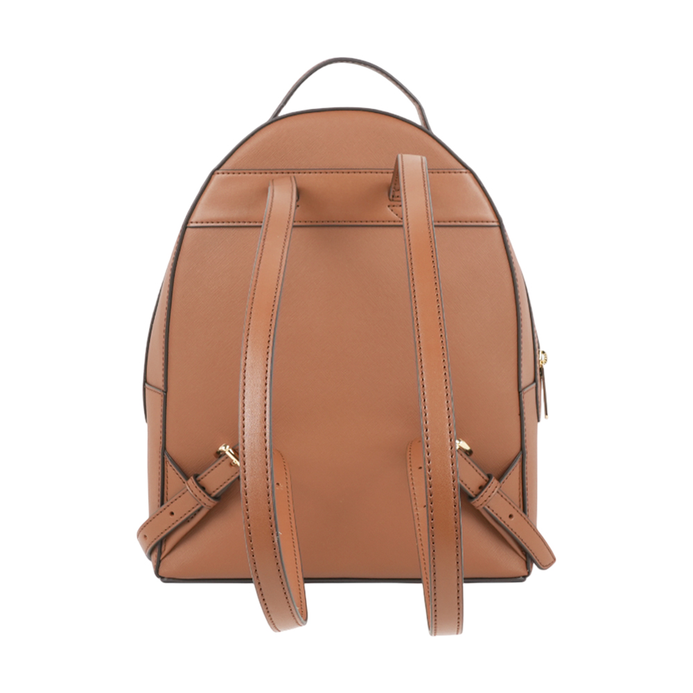 Michael Kors Sheila 防刮皮革拉鍊口袋中型後背包(焦糖色), , large