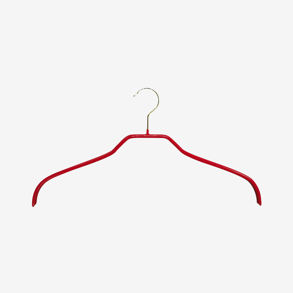 【德國MAWA】德國原裝進口 無痕止滑 時尚簡約衣架42cm 20入/紅, , large