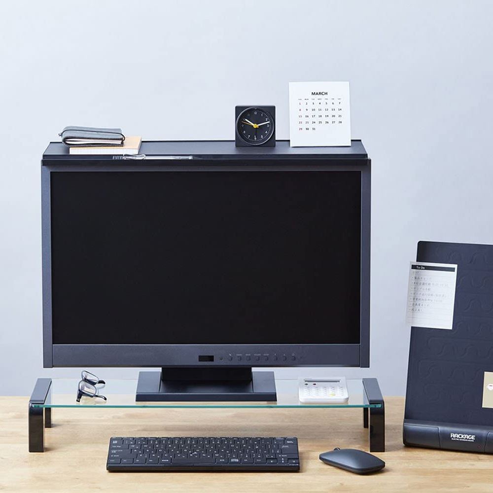 需預訂【KING JIM】液晶螢幕置物架 黑色 (DB-500), , large