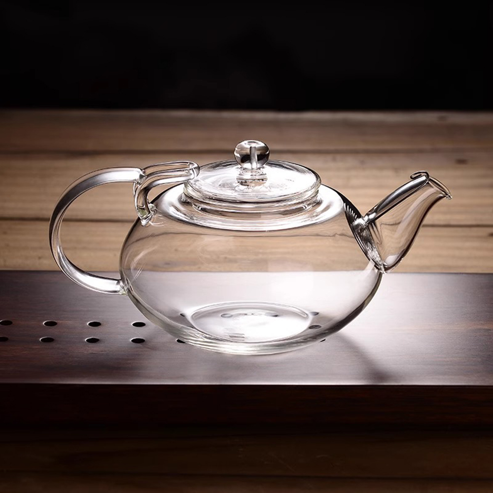 【GlassKing】FH-245 不掉蓋泡茶壺 獨家防掉蓋 耐熱直火壺 耐熱玻璃壺 泡茶壺 分享壺, , large