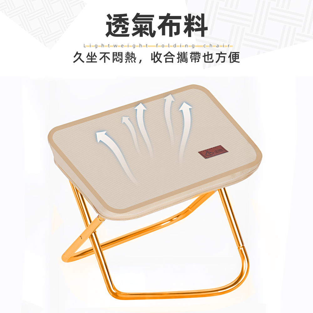 【上手家居】輕便口袋椅 黑色(折疊椅/露營椅/摺疊椅/椅凳/小板凳/童軍椅/休閒椅/戶外椅), , large